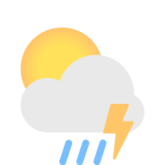 Temporale e schiarite